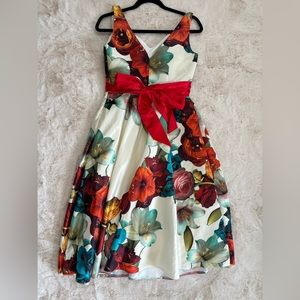 Silk wedding dress